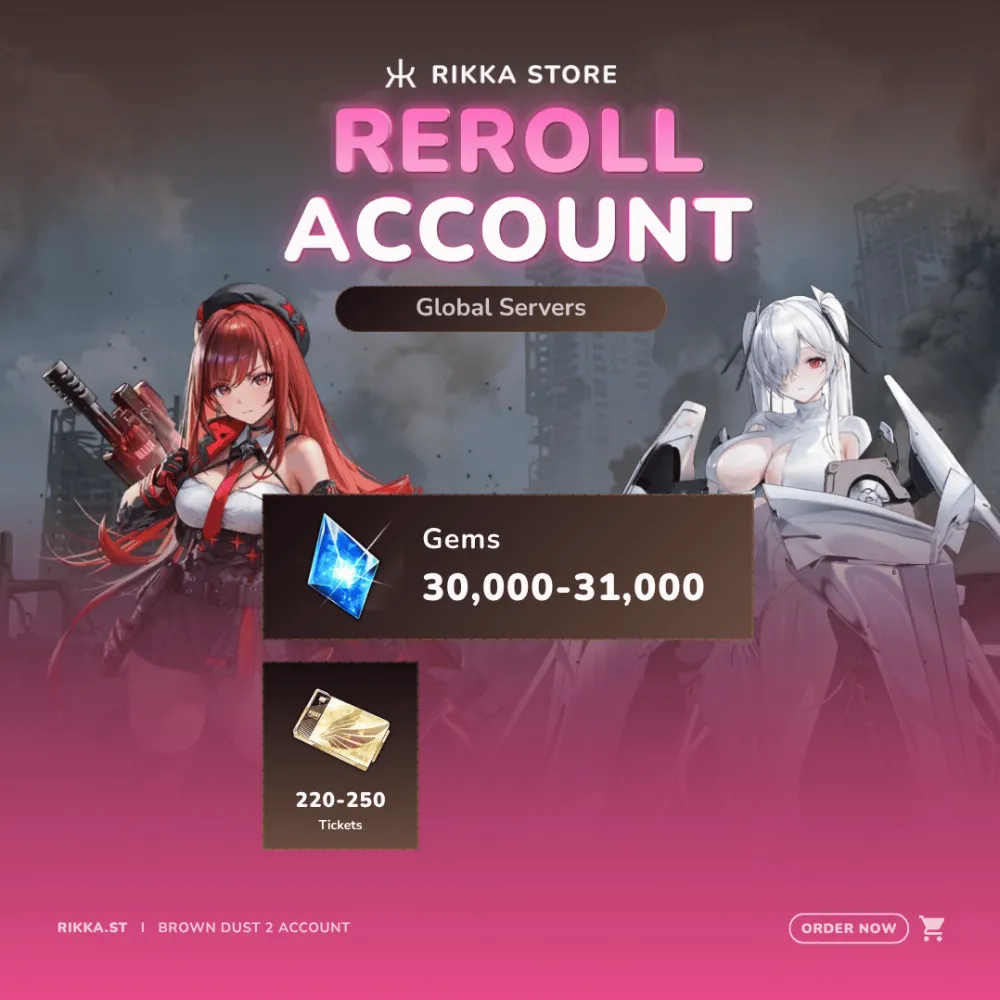 ☆ Global | 30000+ Gems | 230-250 Tickets | Rapi: Red Hood + Cinderella + 10-20x SSR | Reroll