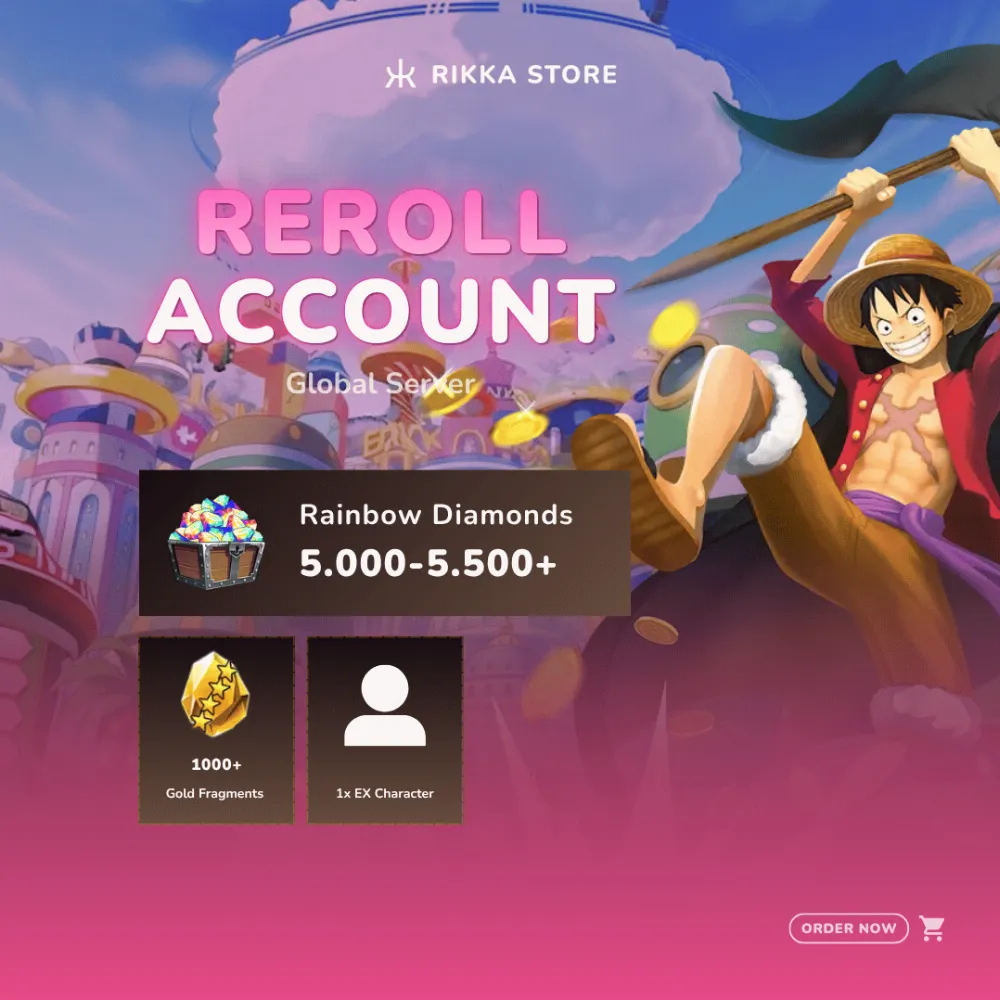 ☆ Global Android | 1x EX Character | 5000-5500+ Rainbow Diamonds | 1000+ Gold Fragments