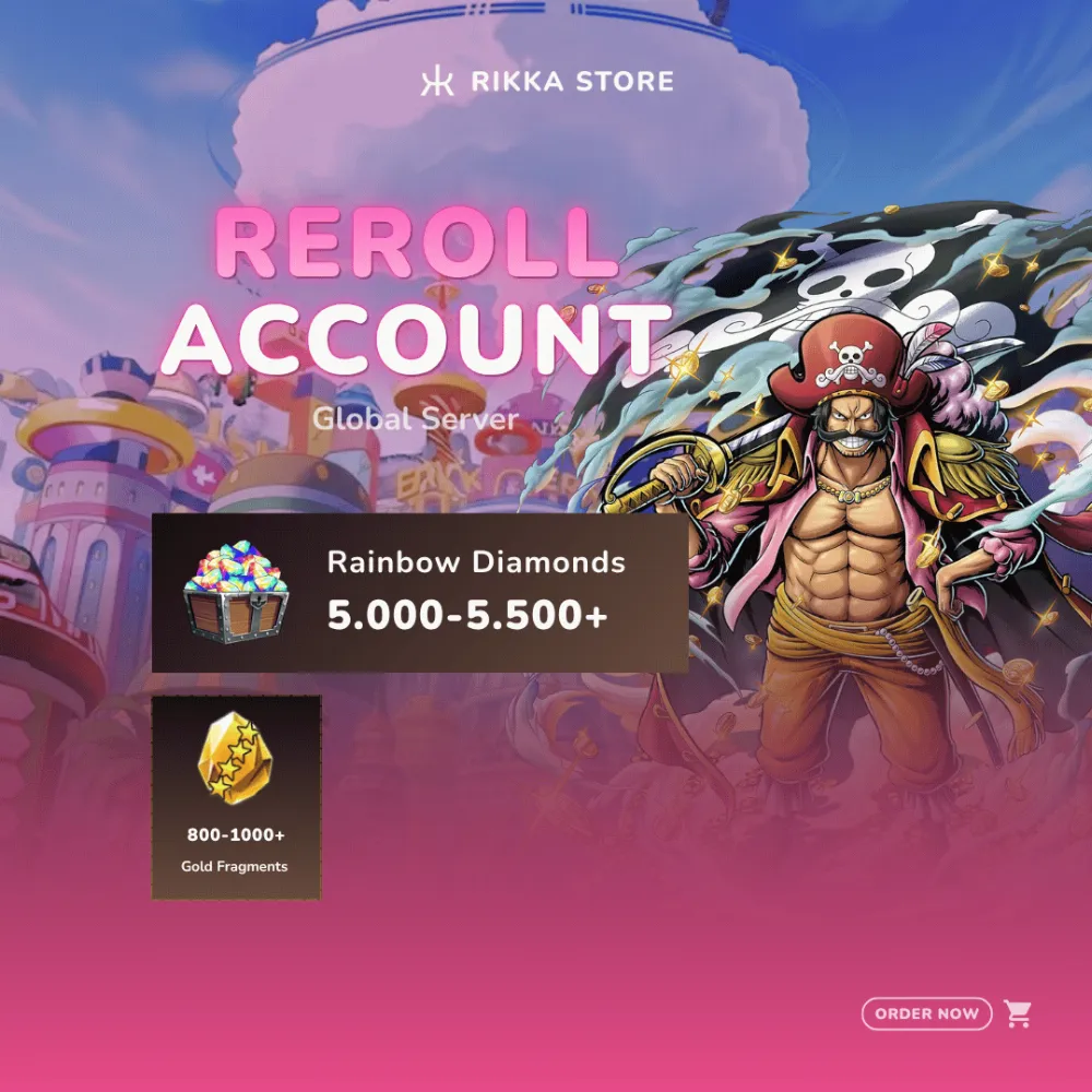 ☆ Global Android | EX Dark Roger | 5000-5500+ Rainbow Diamonds | 800-1000+ Gold Fragments