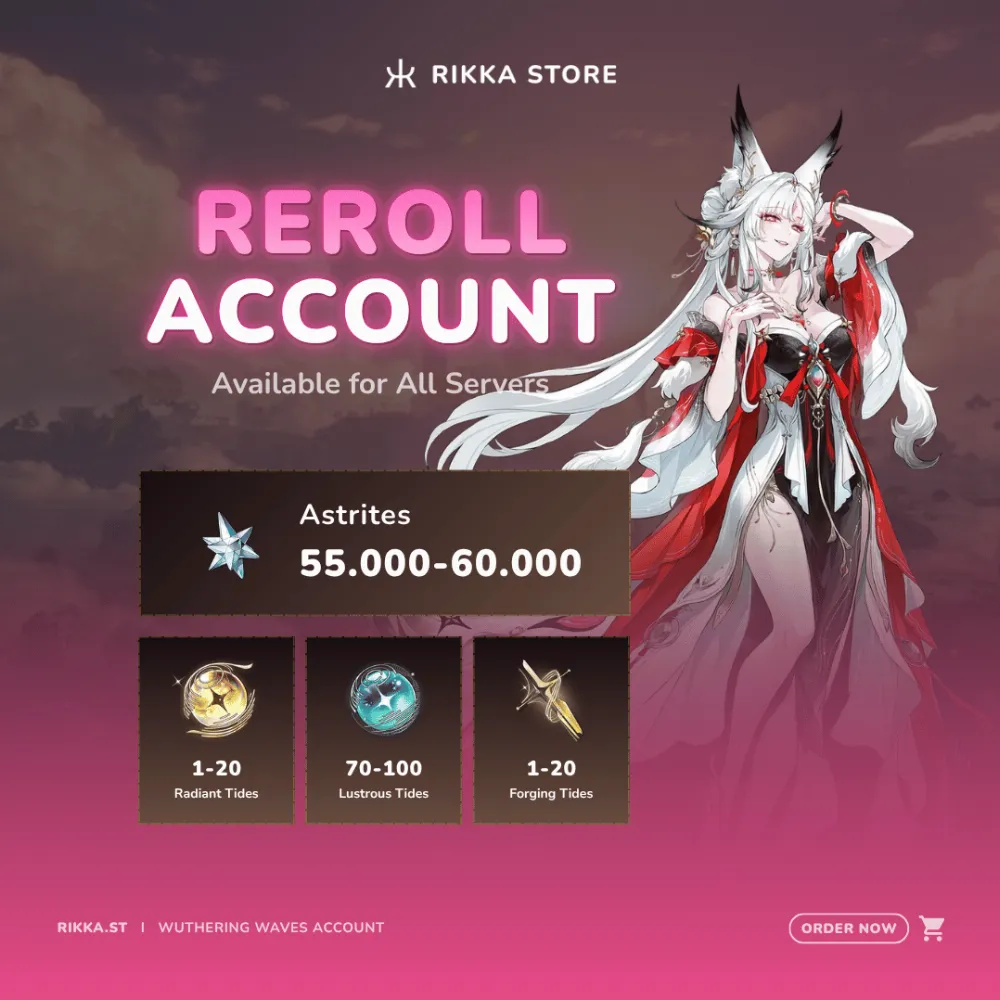 ☆ ASIA | Hsin + 55000+ Astrites | Reroll Account | DM For Catalog