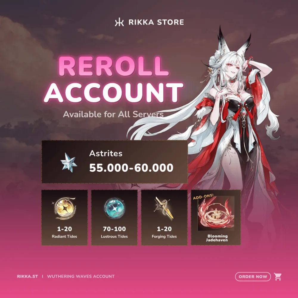 ☆ NA | Hsin + Signature + 55000+  Astrites | Reroll Account | DM For Catalog