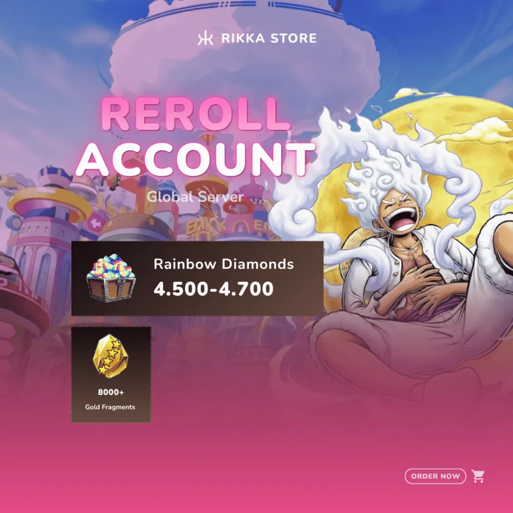 ☆ Global Android | EX Nika | 4700+ Rainbow Diamonds | 5800+ Gold Fragments | 35-45 6☆