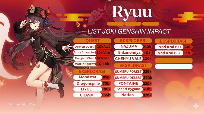 Jasa Joki Genshin Impact