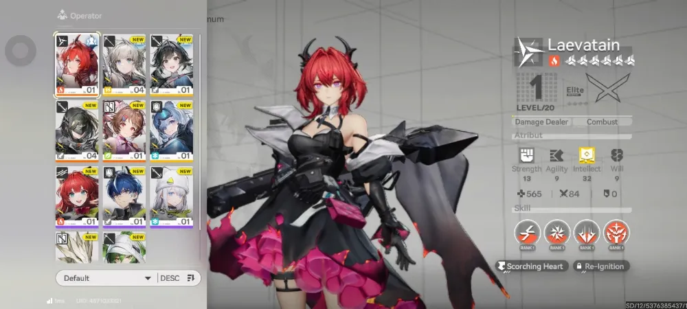 Starter Laevatain + Ardelia :Asia