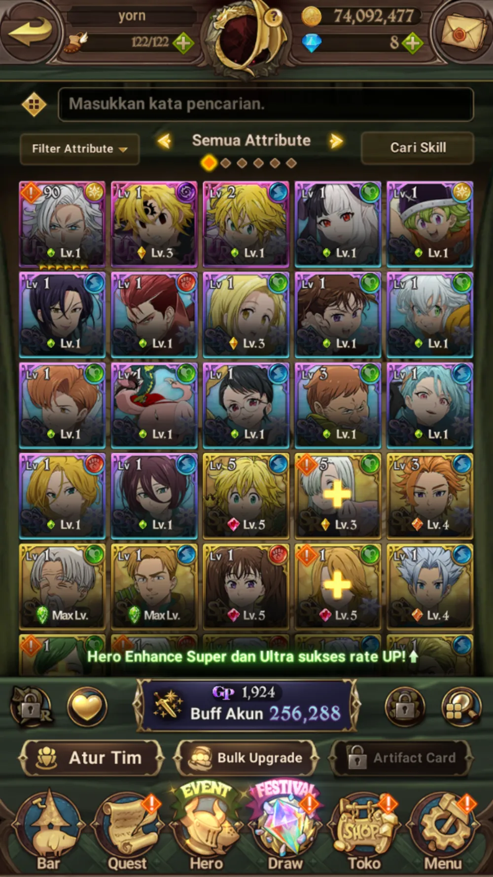 Starter 1-2 | ASIA | 3UR | Nemesis Meliodas 3/6 | Unlinked/Code