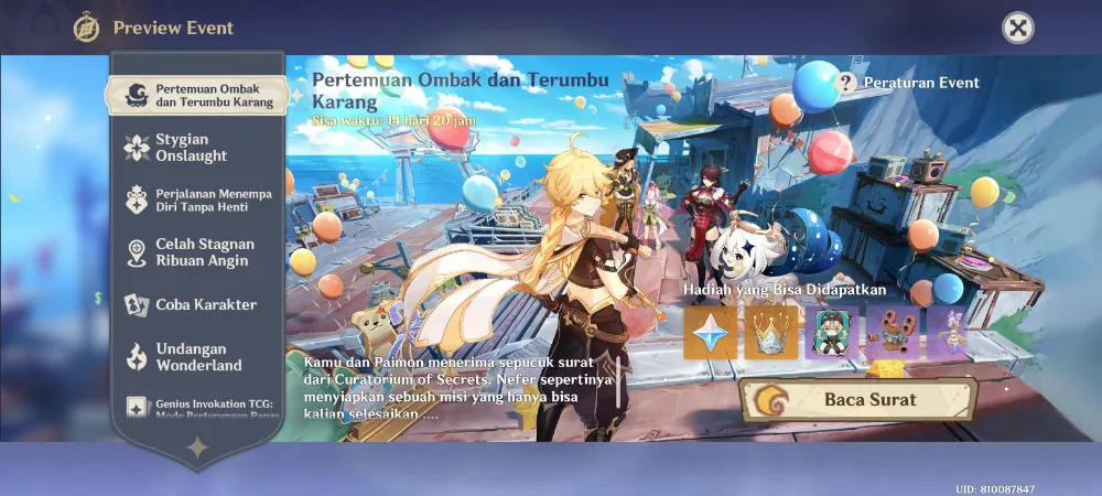 Event Pertemuan Ombak dan Terumbu Karang