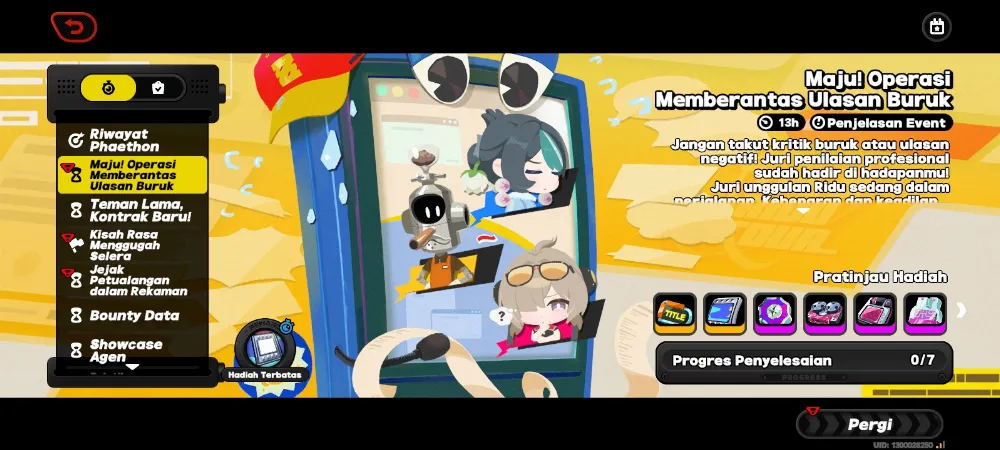 Event Maju! Operasi Memberantas Ulasan Buruk