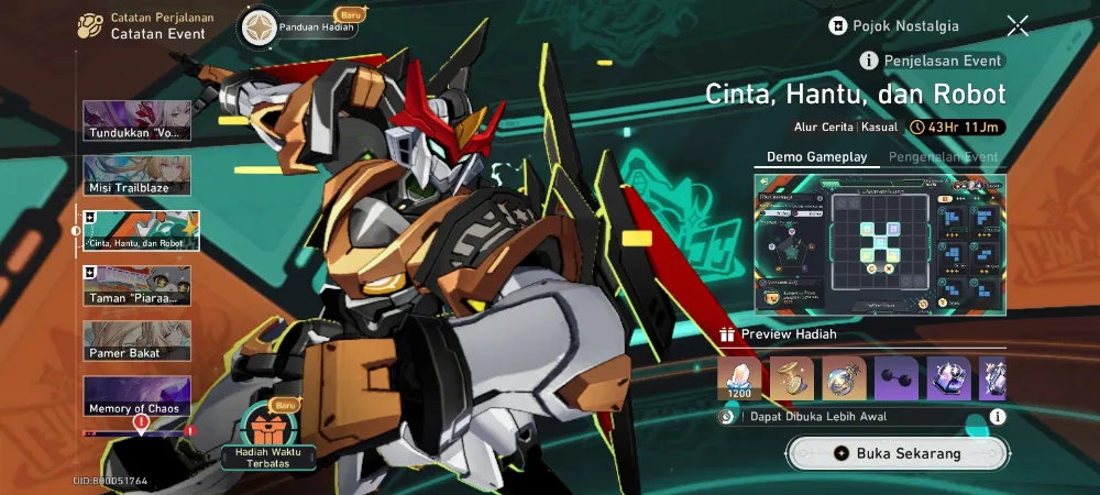 Event Cinta, Hantu, dan Robot