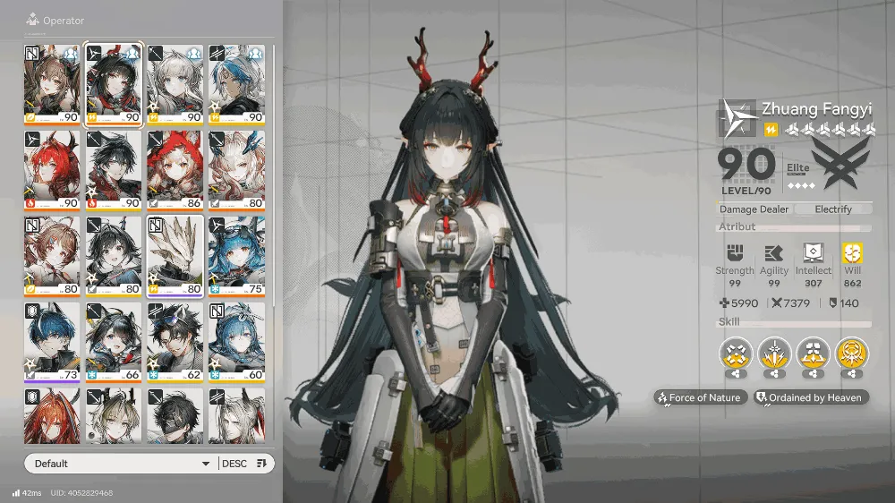 Update Oroberyl 30k+ | Zhuang Fangyi Team Max | Gryphline log