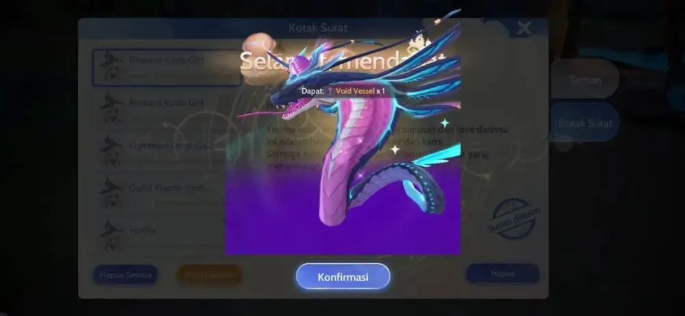 CODE REDEEM MOUNT VOID VESSEL