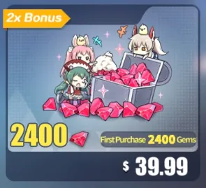 2400  Gems