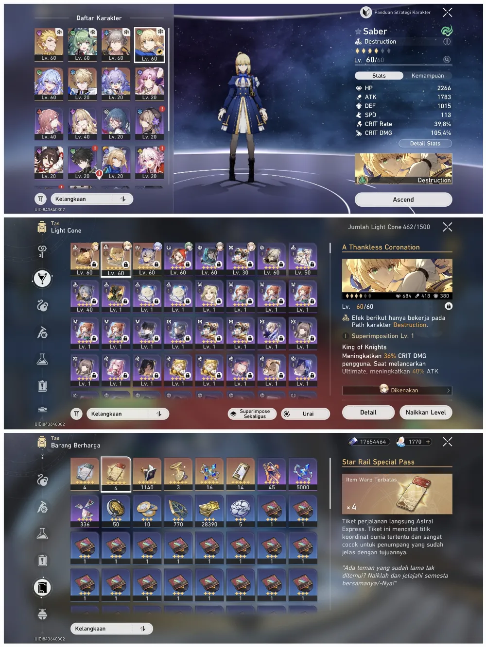 Saber premium team