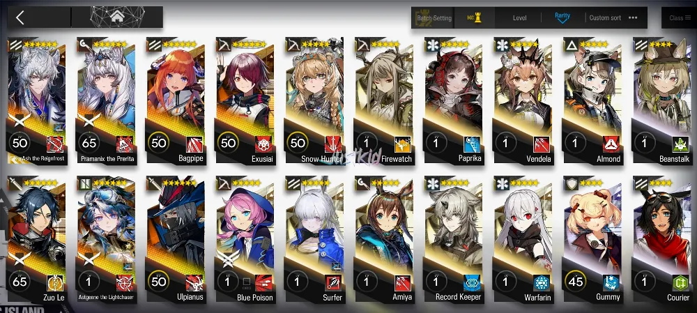 ARKNIGHTS GLOBAL STARTER 7*6, LIMITED SILVERASH ALTER , PRAMANIX ALTER,ASTGENE ALTER,ULPIANUS,ZUO LE