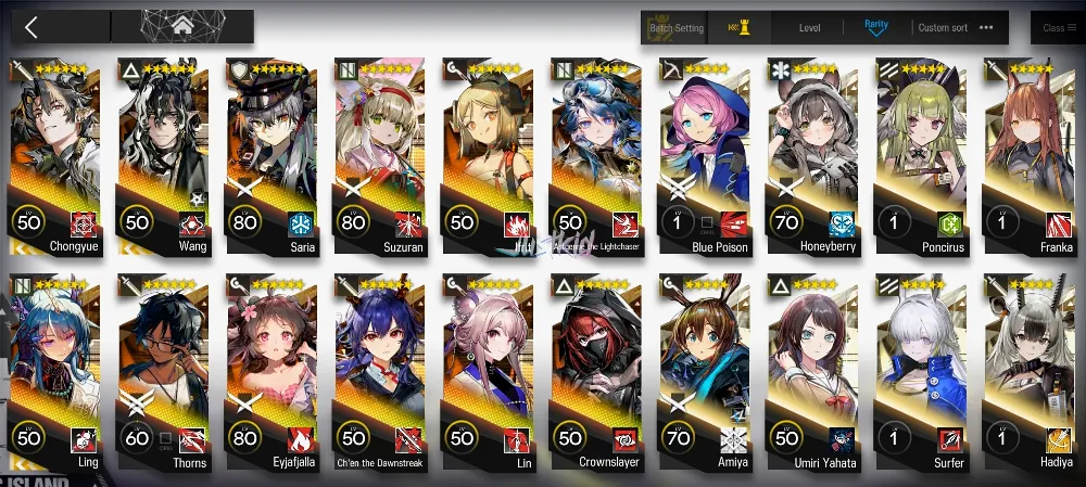 ARKNIGHTS GLOBAL STARTERMID 12*6 , 3 LIMITED WANG MAXPOT,CHONGYUE,LING , CHEN DAWNSTREAK,THORN,EYJA