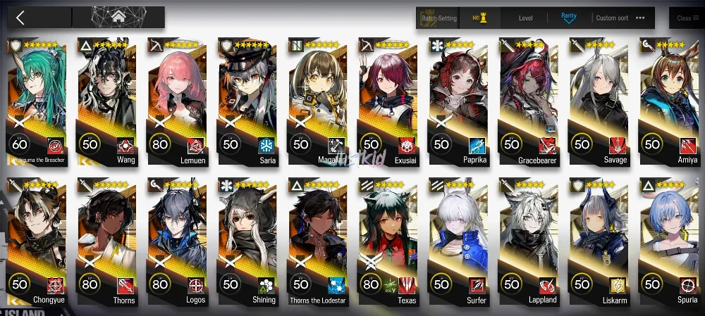 ARKNIGHTS GLOBAL STARTER 11*6 , 3 LIMITED WANG,CHONGYUE,HOSHIGUMA ALTER , LOGOS,LEMUEN,THORN ALTER