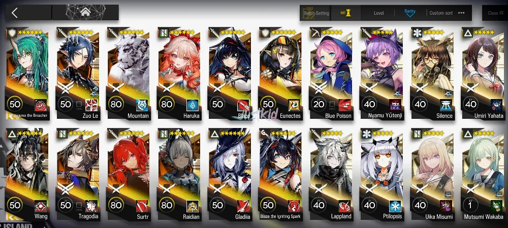 ARKNIGHTS GLOBAL EARLYMID 12*6 , 2 LIMITED WANG,HOSHIGUMA ALTER , TRAGODIA,HARUKA,ZUO LE,MOUNTAIN