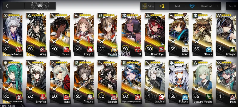 ARKNIGHTS GLOBAL STARTER 13*6 , 3 LIMITED WANG,SILVERASH ALTER,HOSHIGUMA ALTER , TRAGODIA,EYJA,THORN