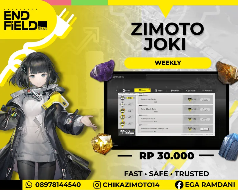 Joki Rawat Akun WEEKLY