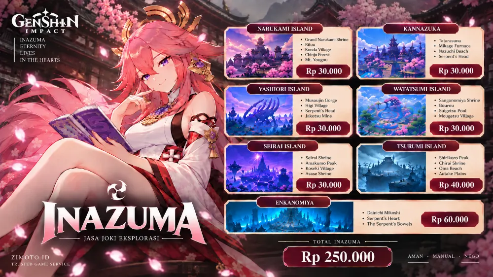 Joki Eksplorasi Inazuma