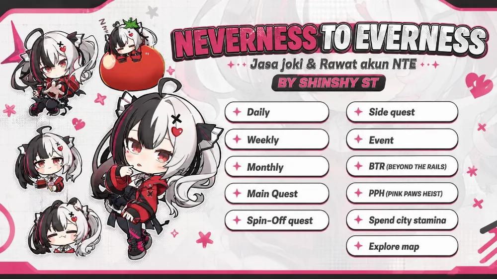 🎭 Joki Spin-Off Quest – Neverness To Everness