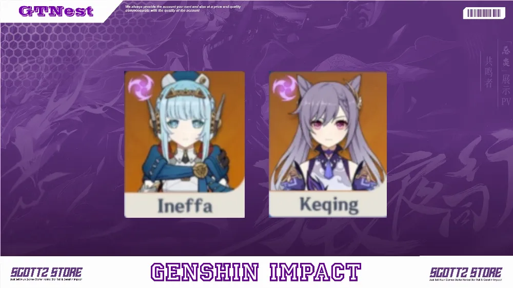 ASIA | AR 10 | Female | Ineffa + Keqing | All Unset