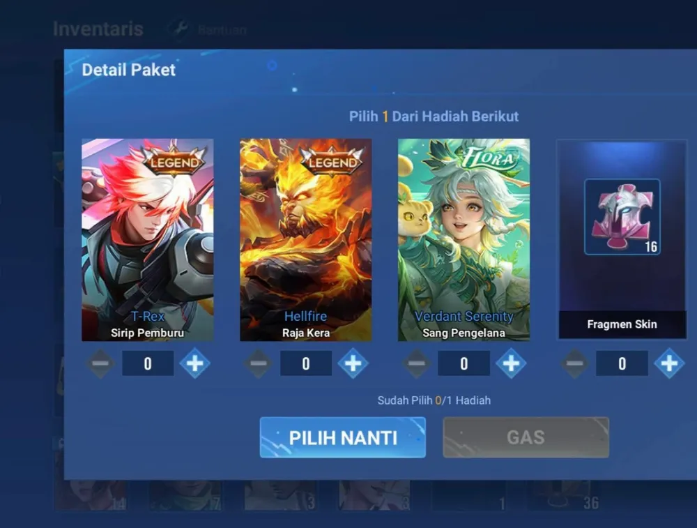 Tap skin legend