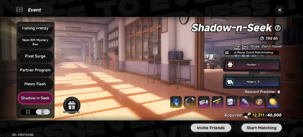 Event Shadow n Seek