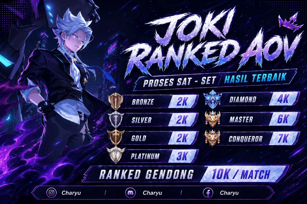 JOKI RANKED | JOKI GENDONG AOV | REQUEST JOKI