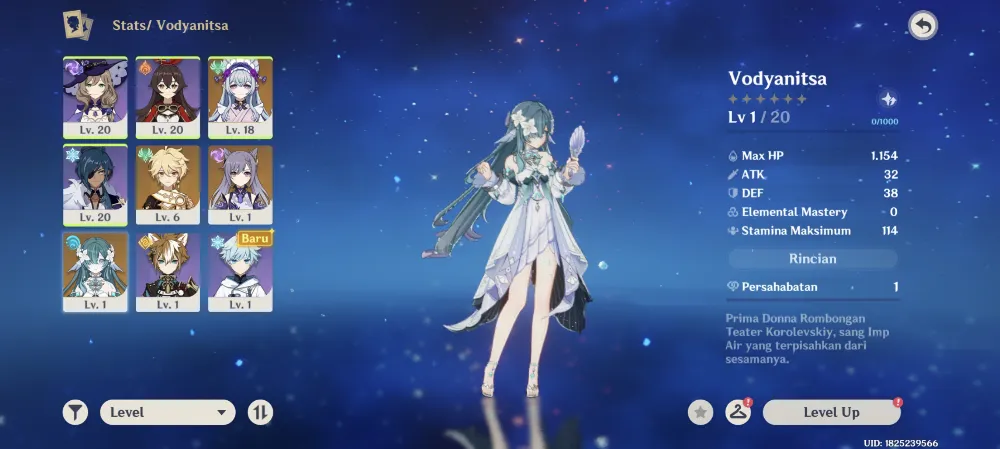 (ASIA) STARTER VODYANITSA 2X MULTI+YUMEMIZUKI MIZUKI+KEQING AR10