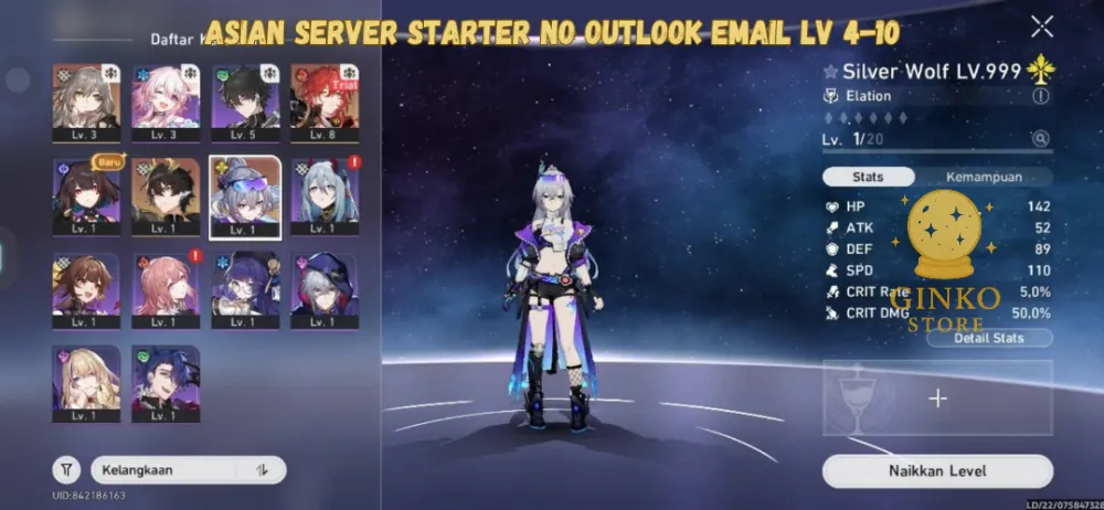 Asian Starter||SW999 And Random SSR TL 4-10||Fast Delivery