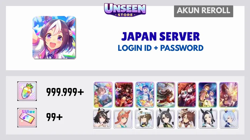 Akun Reroll Umamusume : Pretty Derby [JAPAN]