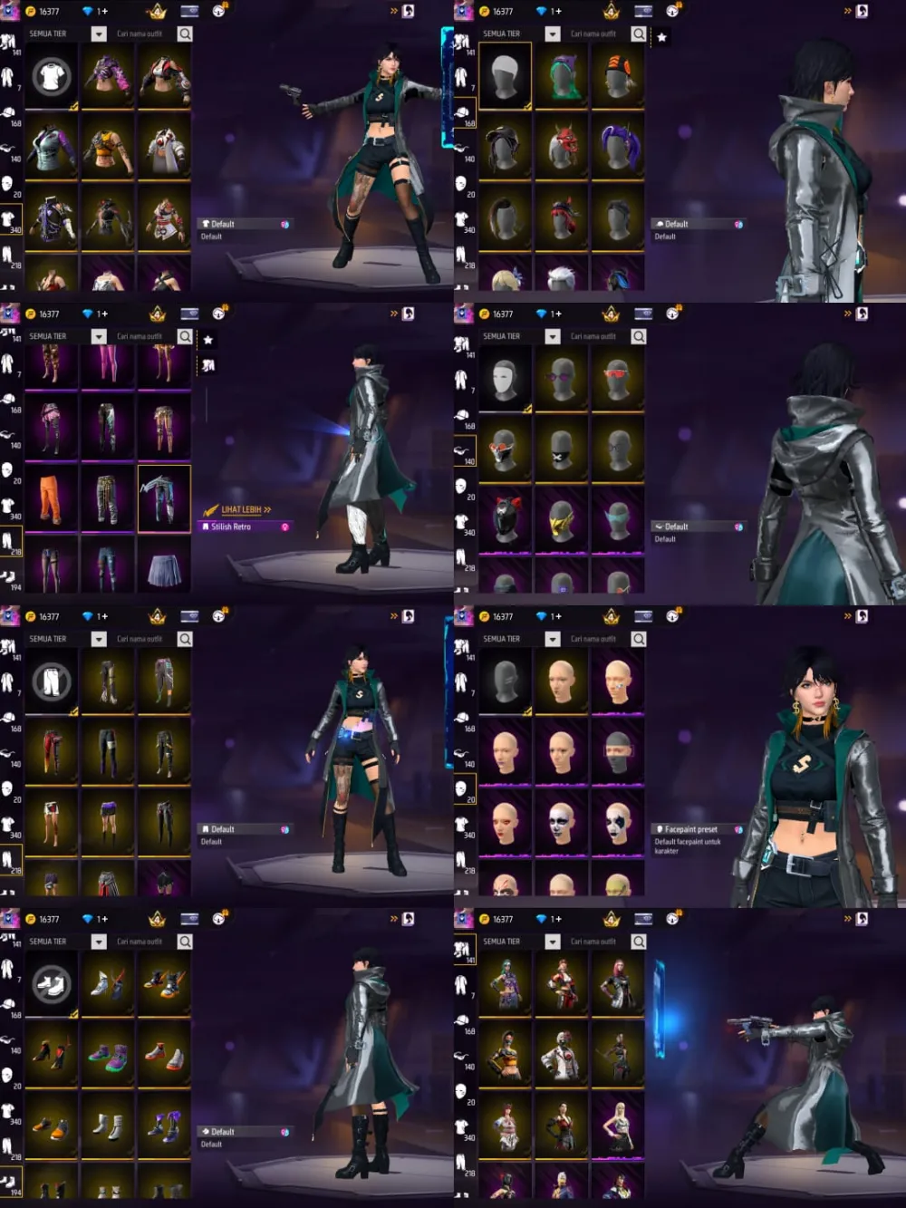 Akun ff Vault:1.087 Collection:286