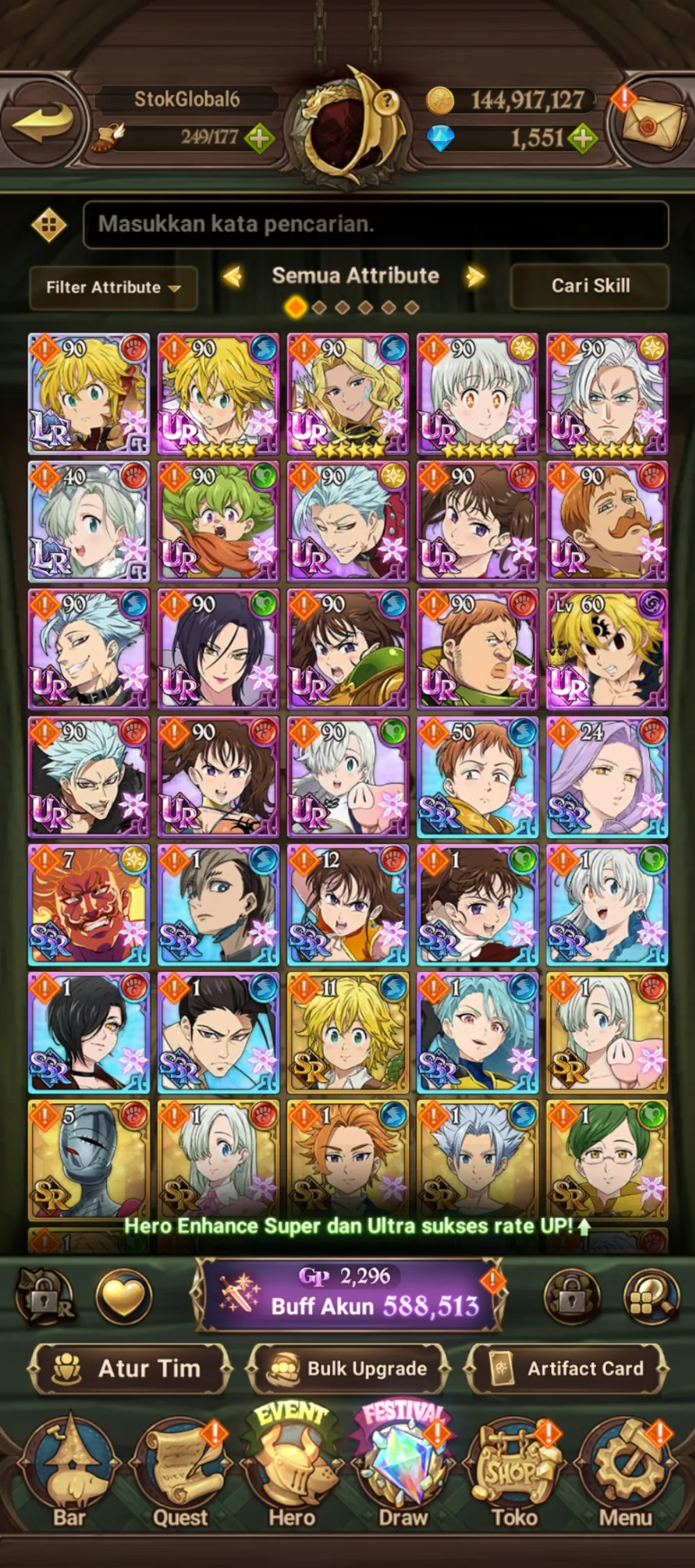 Strter 7ds 💎1400-1500