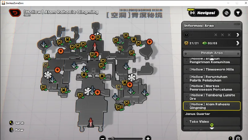Bundle Joki eksplore all map S2 zenless zone zero | AOD Boosting