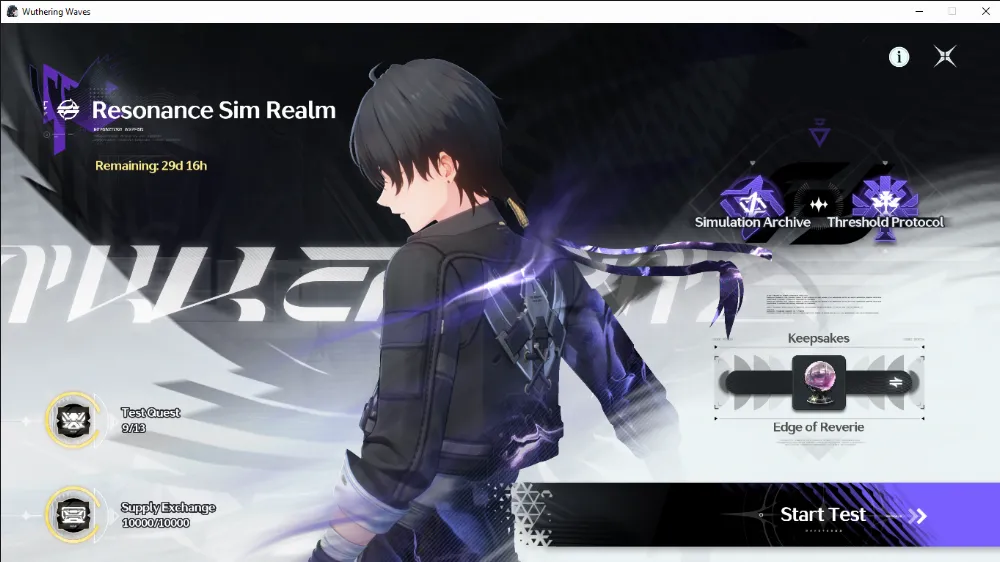 event resonance sim realm (astrite only)