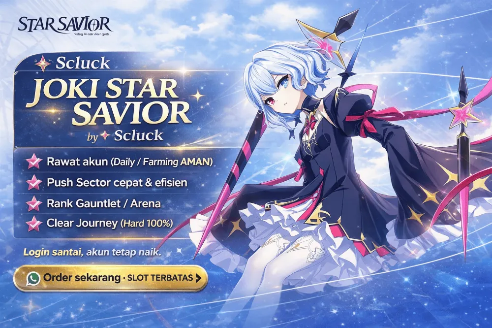 Jasa Joki Star Savior | Stuck Stage / AFK Farm / Clear Cepat | Murah & Aman