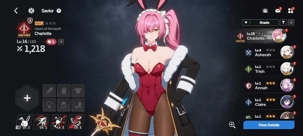 SV1 Starter Asia Bunny charlotte trish 1 SSR Arcana Selector On