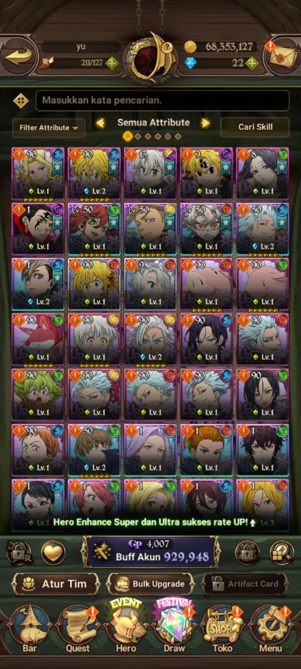 Starter Global Mesis + 5 UR + GACHIAKUTA FULL HR