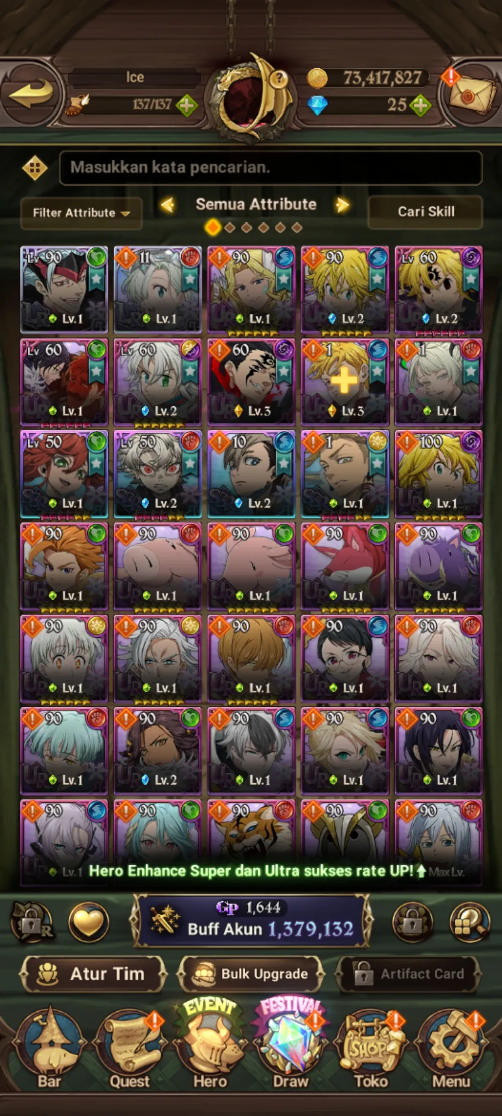 Starter Global mesis + 7 UR + GACHIAKUTA FULL HR
