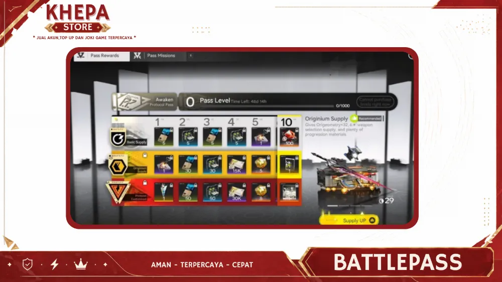 Protocol Pass Customized (Battlepass)