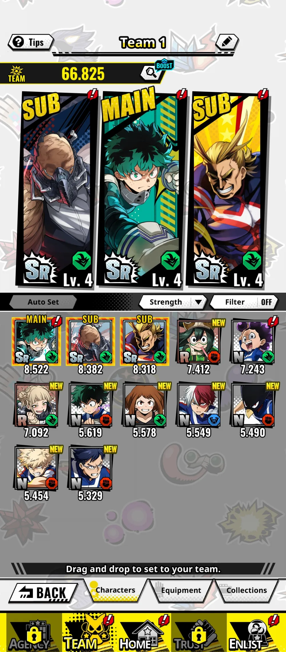 Global || Starter Midoriya + All might + All for one