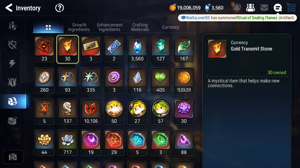 Global Unverif | Lisette,RO Light,Lua,Senya | Collab CZN : Haru,Renoa | POH2,MOR15,Abyss50 | LX5C
