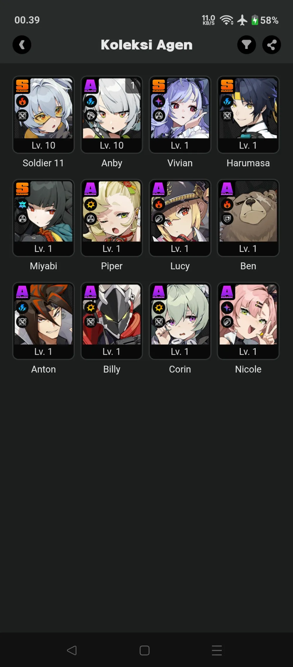 STARTER LK 10 | Miyabi + Vivian + Soldier 11 + Harumasa
