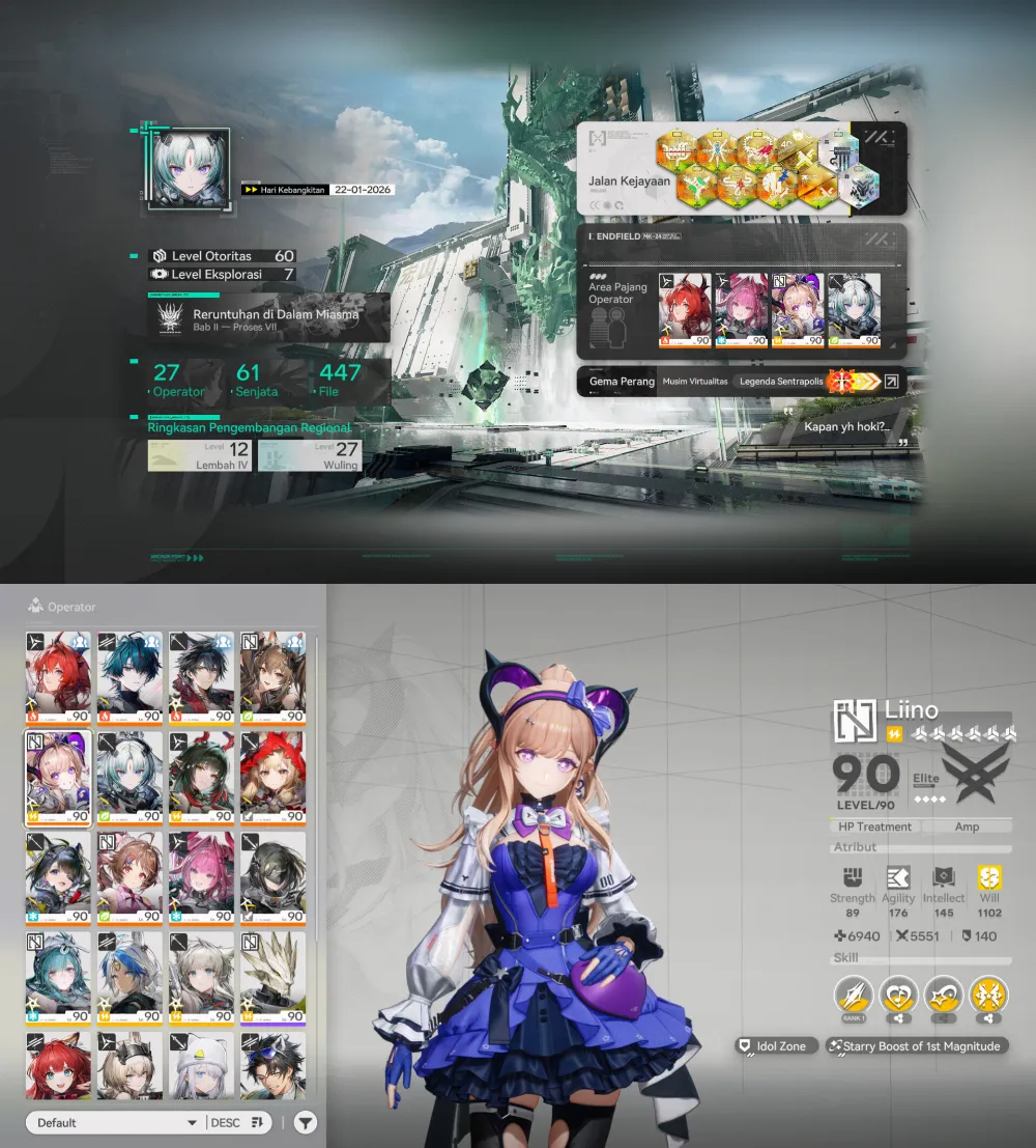 Liino P3+Laevatain P2+Yvonne P2 | Asia Lv60 Endgame | 9 Limit 7 Sign