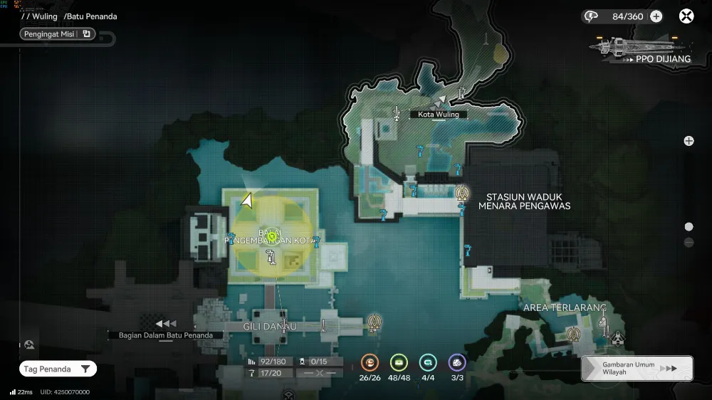 All explore batu penanda (sudah include all side quest, all white dust, all gathel intering)