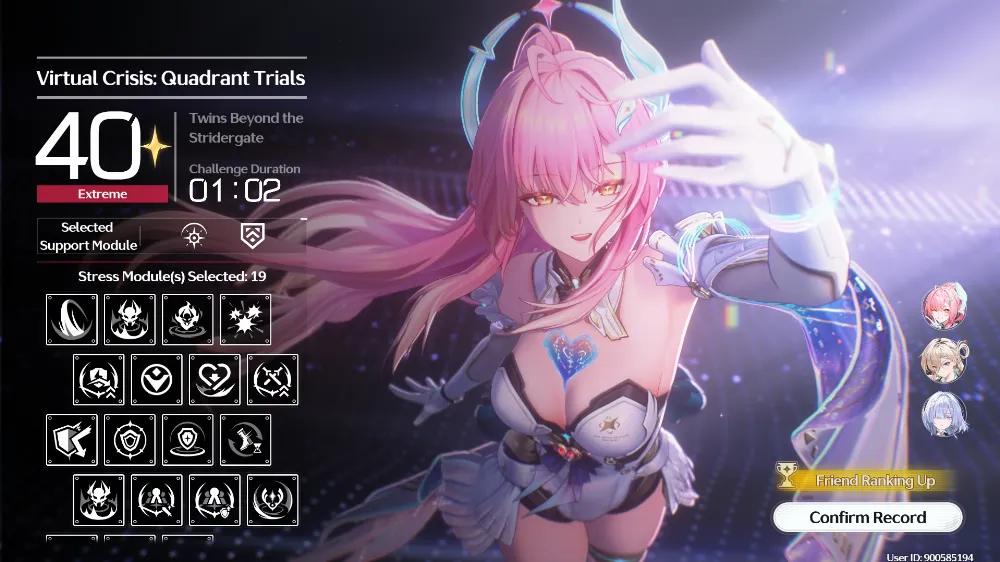 Virtual crisis max stress level 160