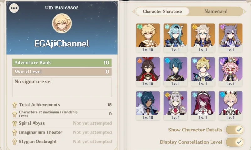 ASIA | AR 10 | Eula + Albedo + Rate Off 55
