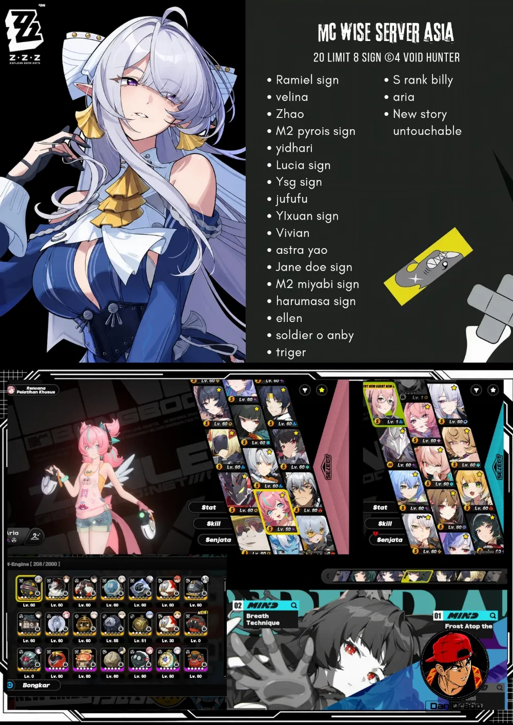 Mc wise asia server 20 limit 8 sign wellbuild