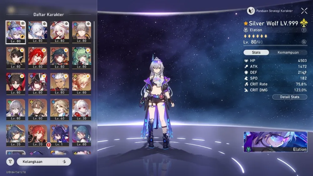 tl70, Asia, Himeko Nova team, Elation Team, Archer team, Fullstar starward mode, rate on