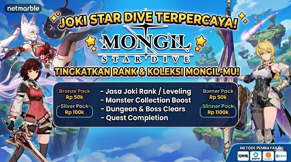 JOKI STAR DIVE TERPERCAYA! Tingkatkan Rank & Koleksi Mongil-mu Ke Tingkat Berikutnya!